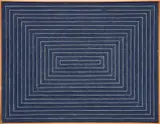 Richard Pettibone, Frank Stella, Tomlinson Court Park, 1966, acrylic on canvas, in artist's frame