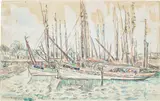 Paul Signac, Concarneau, 1929, watercolour on paper