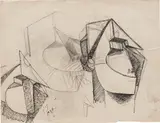 Julio González, Têtes de femmes (recto); Têtes et études de sculptures (verso)