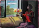 Madelynn Green, Morning Glory, 2021, oil on canvas