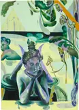 Jessie Makinson, Like a Villainelle, 2018, oil on canvas