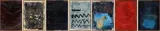Oscar Murillo, Untitled, 2014, oil, oil stick and xerox on paper, in artist's frame, in 7 parts