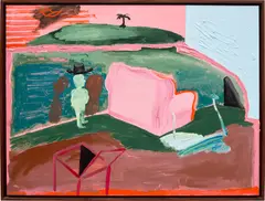 Walter Price, Parasympathetic, 2018, acrylic on board, in artist's frame