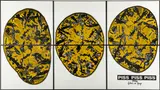 Gilbert&George, Piss Piss Piss, 1996, hand-dyed silver print, in artist's frame, in 6 parts