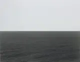 Celtic Sea, St. Agnes by Hiroshi Sugimoto, 1994, gelatin silver print, flush-mounted to card, sold Mar 2023