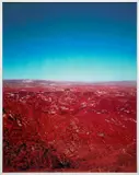 Florian Maier-Aichen, Untitled (Saddle Peak), 2004, Cibachrome print face-mounted to Plexiglas, in artist's frame