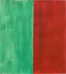 Untitled by Günther Förg, 1990, gouache on paper, sold Mar 2023