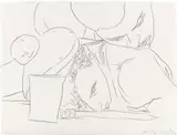 Andy Warhol, Querelle, 1982, graphite on paper
