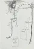 Damien Hirst, Reaper, 2003, graphite on paper