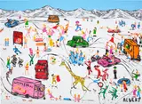 Albert Willem, The Big Brain Freeze 2, 2021, acrylic on linen