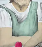 Vojtěch Kovařík, Adam, 2019, acrylic and spray paint on linen