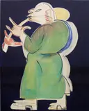 Anastasia Bay, Le Fifre, 2020, acrylic on canvas