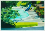 Caroline Walker, SLIDE, 2012, oil on canvas paper
