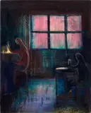 Heidi Hahn, The Ending Marks the Start 2, 2017, oil on canvas