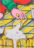 Olivia Sterling, SHOVE, 2021, acrylic on linen