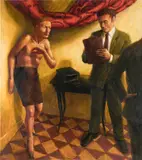 Hugh Auchincloss Steers, Clipboard and Heels, 1989, oil on canvas