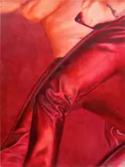 Nana Wolke, Hard to Hold, 2021, oil on linen