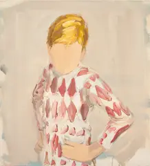Gideon Rubin, Harlequin, 2015, oil on canvas