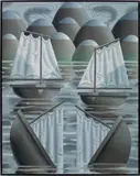 Laurens Legiers, Untitled, 2020, oil on canvas, in artist's frame