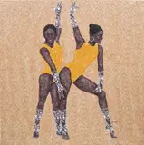 Foster Sakyiamah, Untitled, 2021, acrylic on canvas