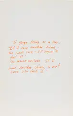 Untitled by Richard Prince, 1986, ink on paper, sold Jul 2023