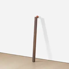 Ernesto Neto, Barrabola, 1988, iron bar and rubber ball, in 2 parts