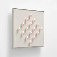 Luis Tomasello, Atmosphère Chromoplastique No. 939, 2010, acrylic on wood
