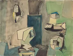 Jean Hélion, Untitled, 1937, watercolour, gouache and ink on paper