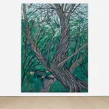 Maxim Kantor, The Cedar and Man, 2019-23, oil on canvas