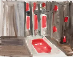 Untitled by Günther Förg, 2004, watercolour on paper, offered Jul 2023
