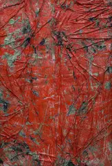Angel Otero, Untitled (SK-SU), 2014, oil and oil skin collage on canvas