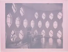 David Diao, Melnikov Studio (photo image), 2012, acrylic and silkscreen on canvas
