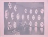 David Diao, Melnikov Studio (photo image), 2012, acrylic and silkscreen on canvas