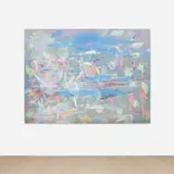 Petra Cortright, 3 american heritage Angels Crying Lyrics By E:Type, 2014, digital painting on aluminium Dibond