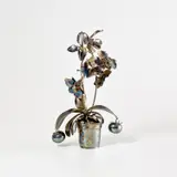 Marc Quinn, Untitled, 2008, bronze with heat-treated chrome patina