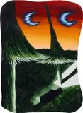 Eliot Greenwald, Night Car (Calcification), 2020, acrylic on shaped canvas mounted on board