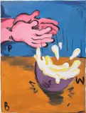 Olivia Sterling, CHUCK IT, 2021, acrylic on linen