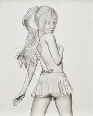 Emma Stern, April (Miss You), 2020, graphite and charcoal on paper