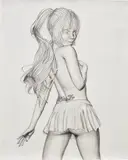 Emma Stern, April (Miss You), 2020, graphite and charcoal on paper