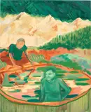 Antonia Showering, Don't Make a Ripple, 2017, oil on linen