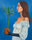 Chloe Wise, I Have Bad Taste In People But Good Taste In Myself, 2016, oil on canvas