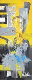 Untitled by Albert Oehlen and Martin Kippenberger, 1983, oil on canvas, sold Jun 2023