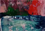 13.3.08 by Gerhard Richter, 2008, lacquer on colour photograph, in artist's frame, sold Jun 2023