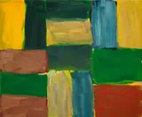 Sean Scully, Wall Yellow Pale, 2016, oil on copper