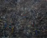 Ali Banisadr, Black 4, 2011, oil on linen