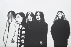 Shopping Crowd 1 by Alex Katz, 2015, synthetic polymer and screenprint on canvas, sold Jun 2023