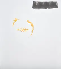 Michael Krebber, DEP-MK-0038, 2017, acrylic on canvas