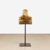 Enrico Baj, The General, 1968, medals, jewellery, metal, cord and plastic in resin, on metal stand