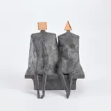 R.A. Lynn Chadwick, Sitting Couple, 1986, bronze