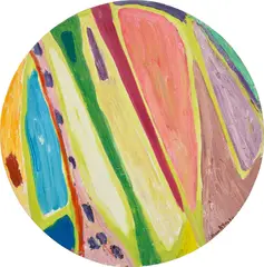 Gillian Ayres, The Nut Brown Maid, 1986, oil on canvas